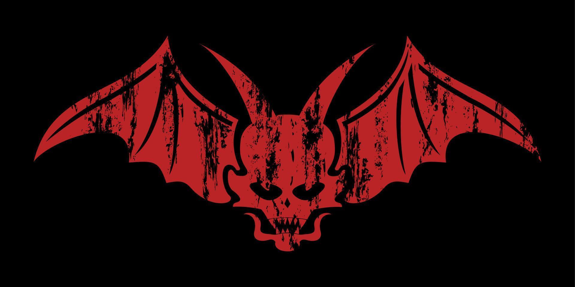 tarjeta de vector de diseño de concepto, diablo rojo