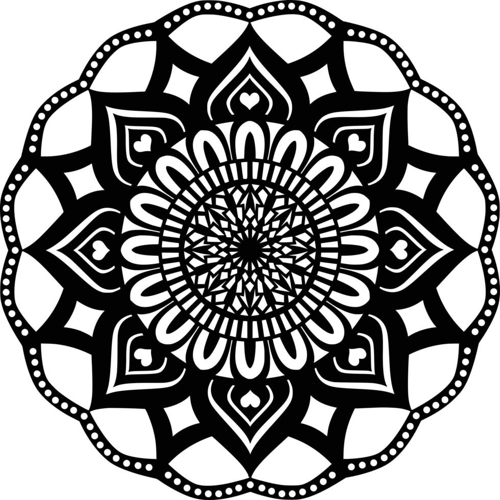 Mandala Print Background vector