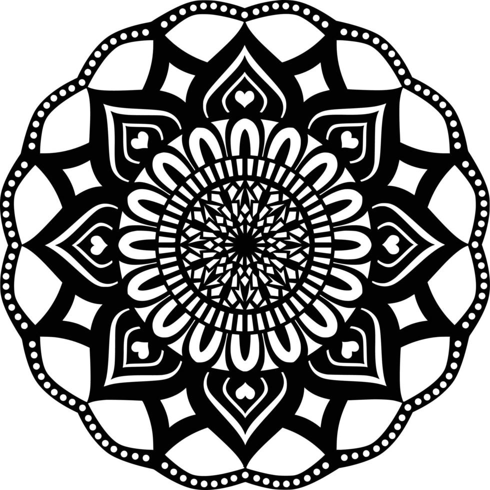 Mandala Print Background vector