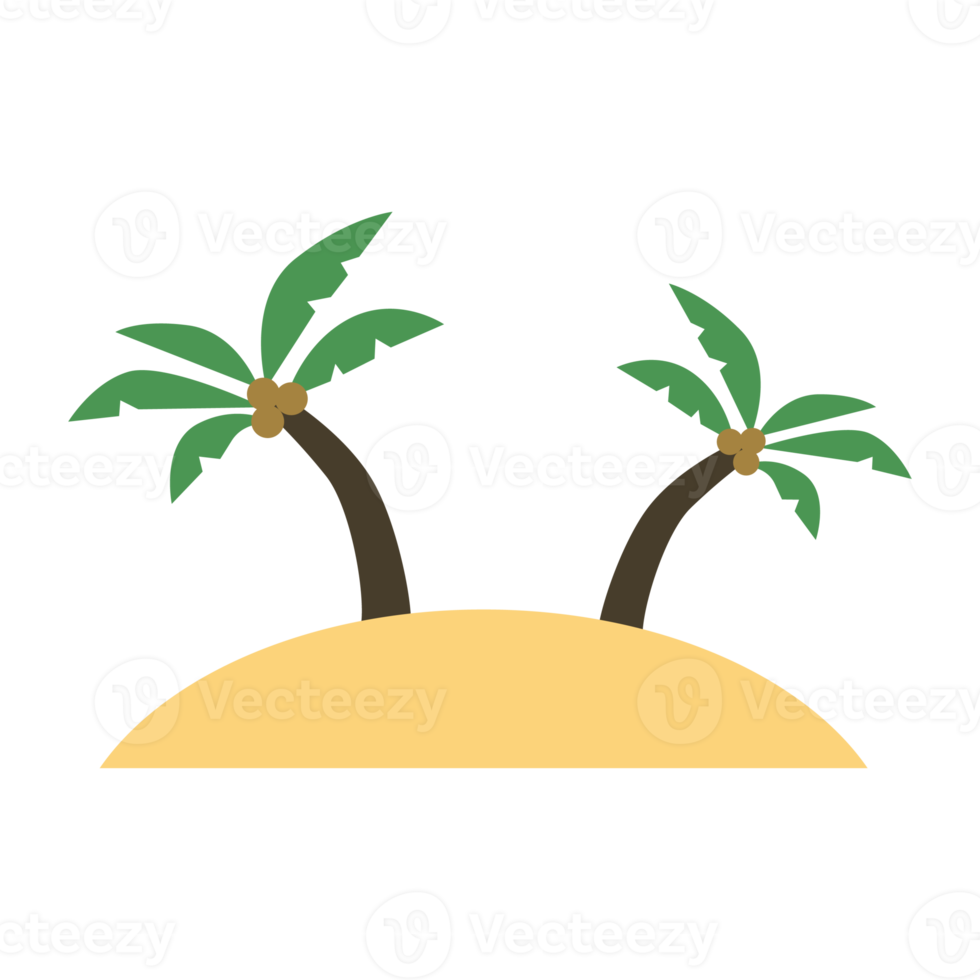 illustration of coconut palm png