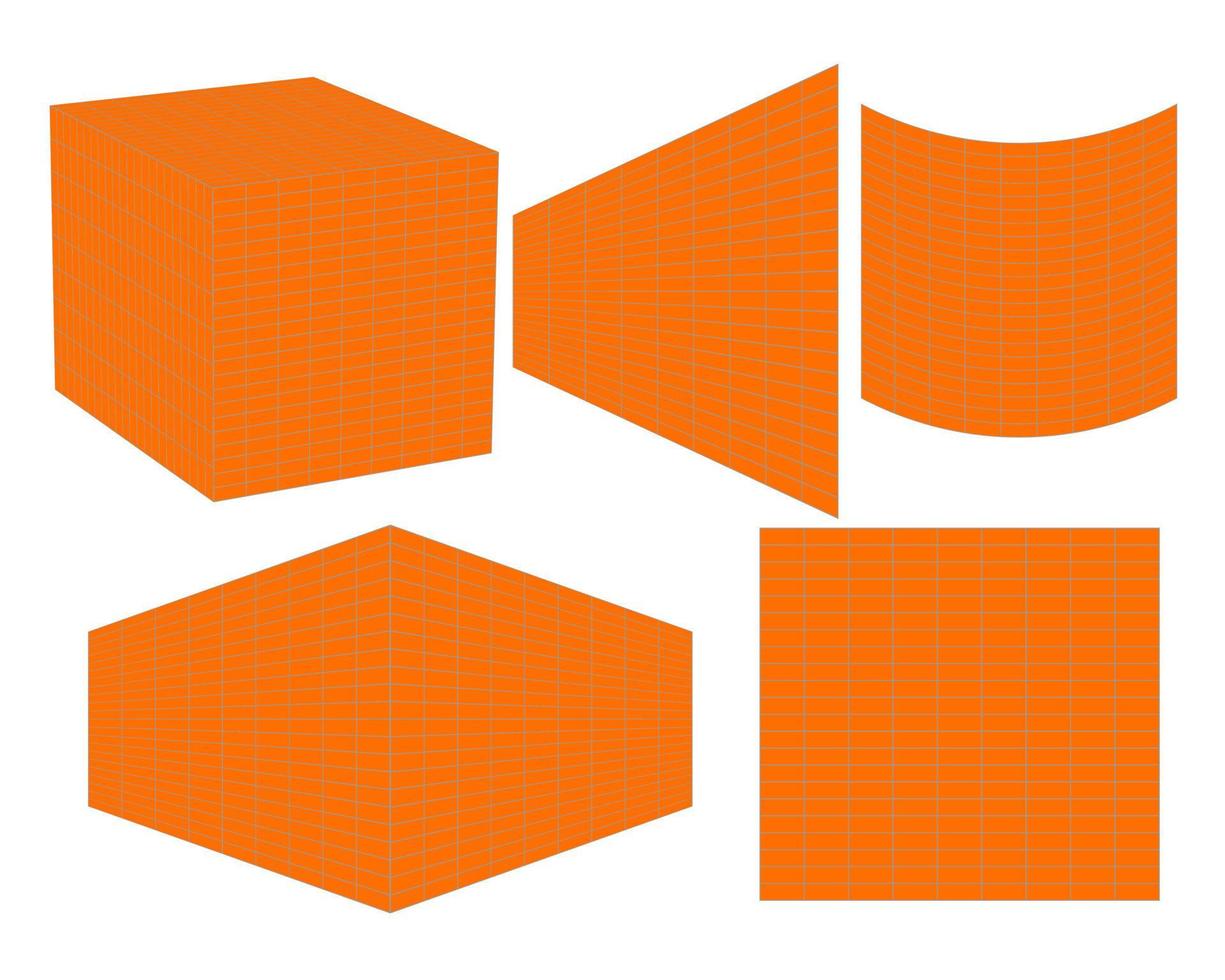 blocks and walls of brick on a white background vector