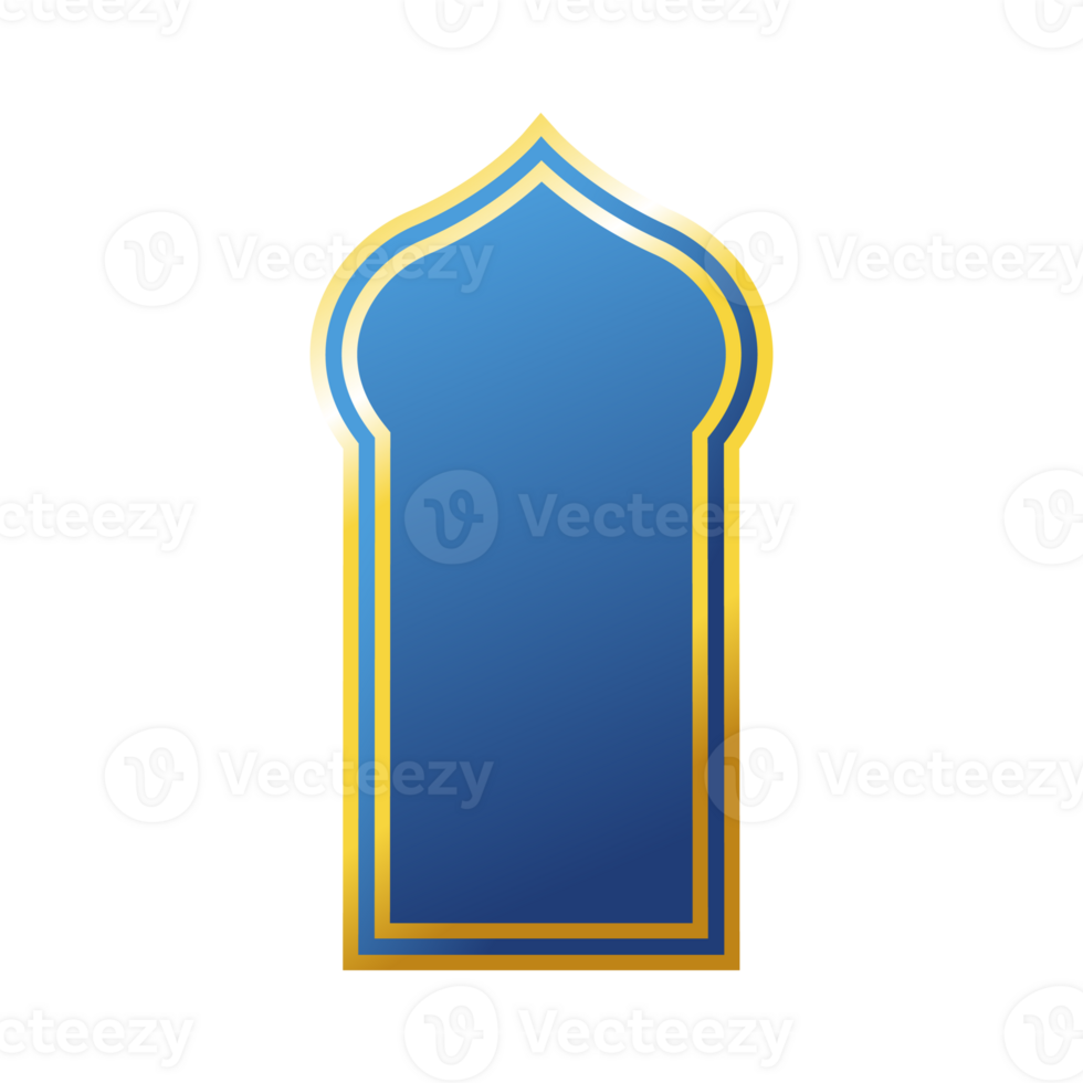 ilustración de mezquita islámica con decoración de luna y estrella png