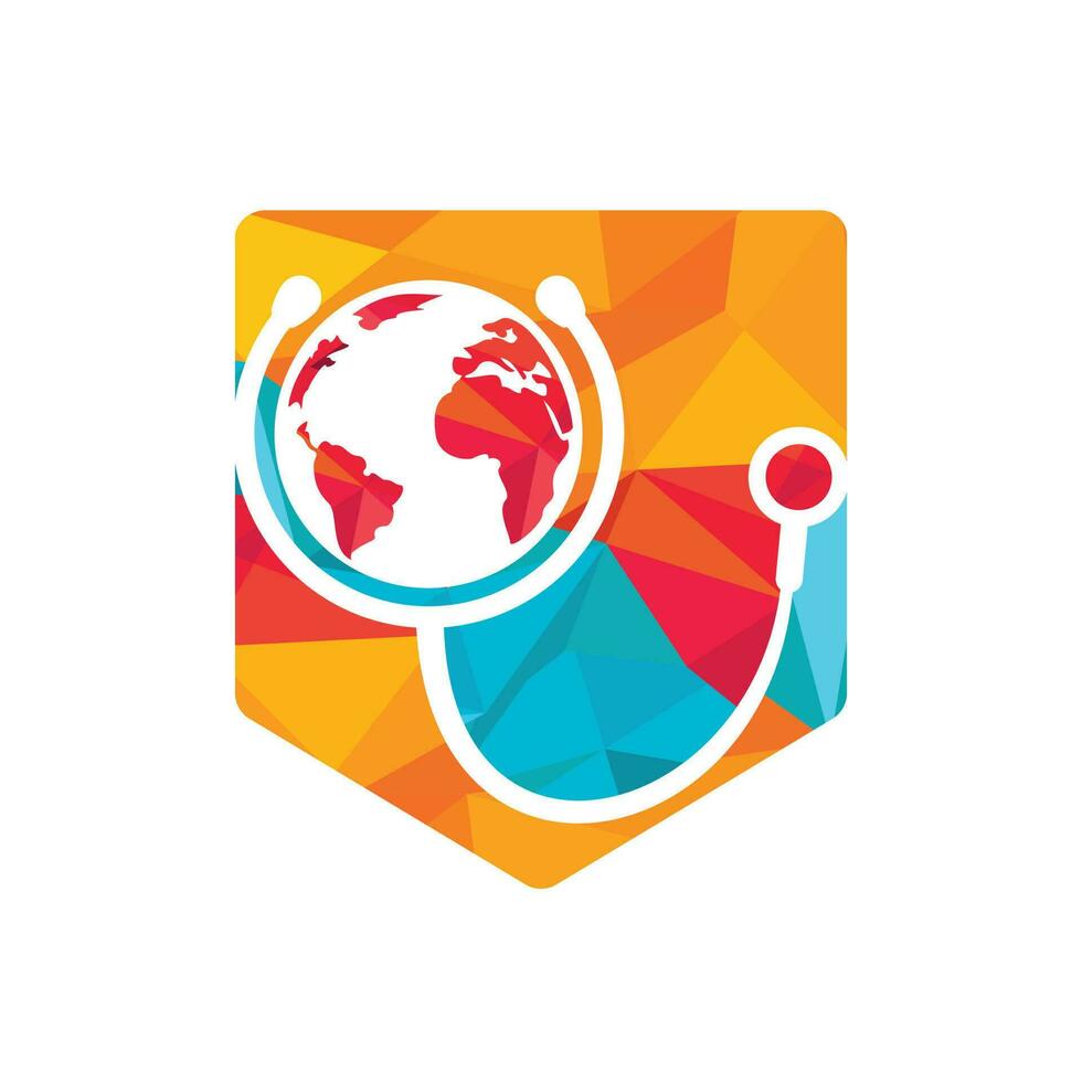World care vector logo template.