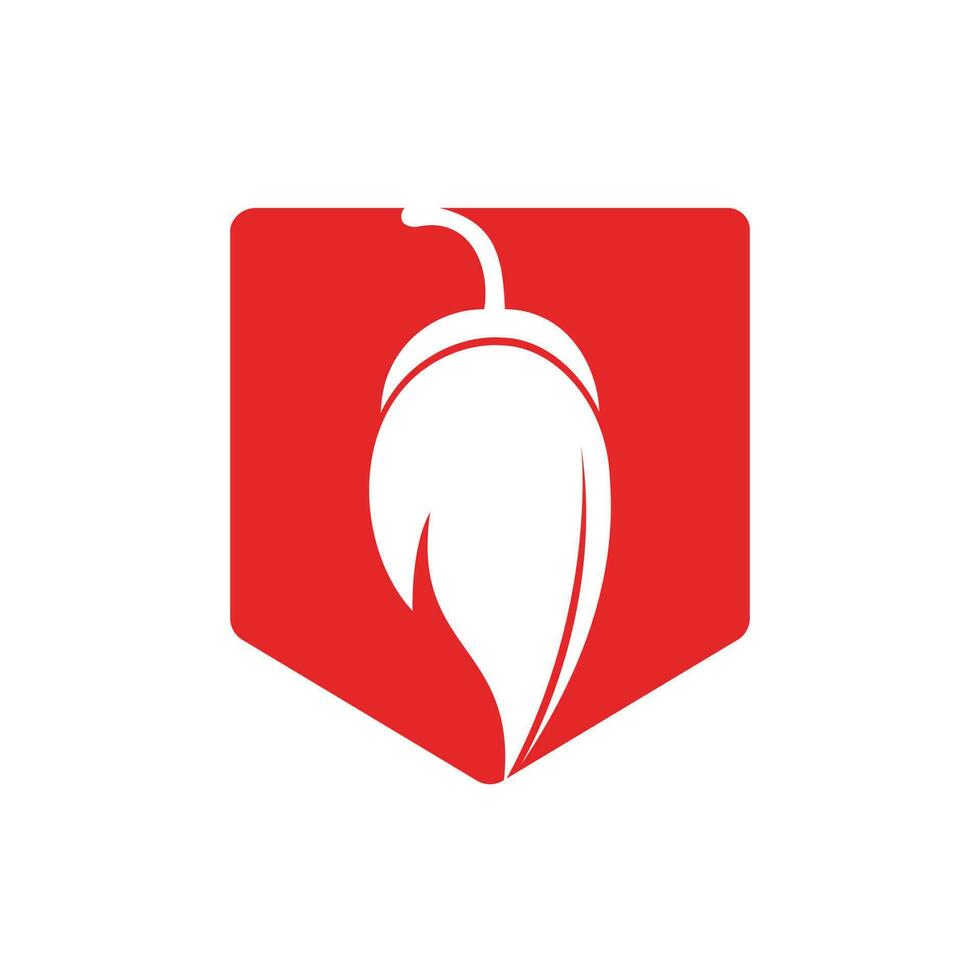 Inspiración en el diseño del logotipo del vector de comida caliente y picante de chile. Plantilla de logotipo de vector de icono de chile.