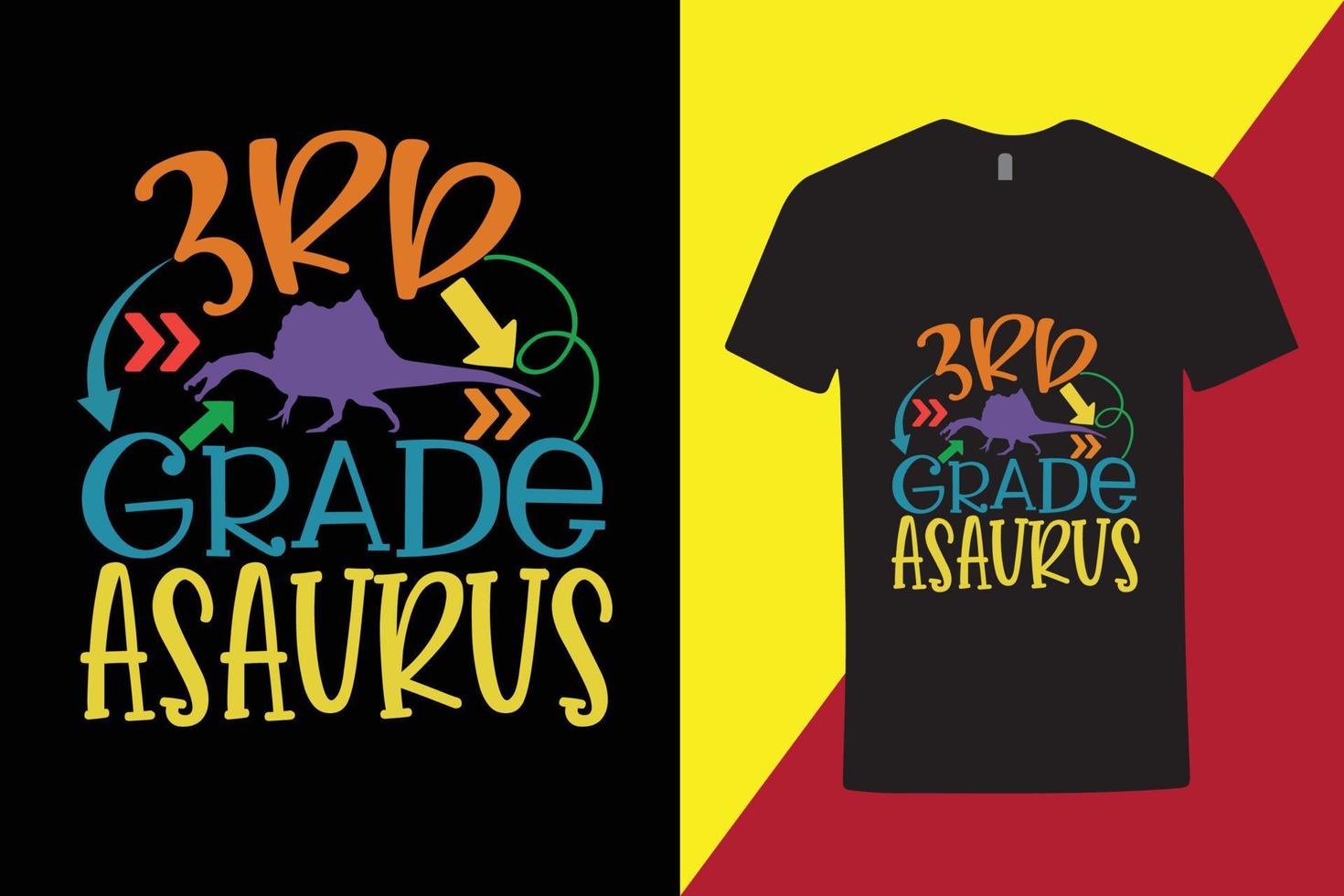 Amazing typography t-shirt for third grade student. cool t shirt for high school,college . typography t shirt design . vector