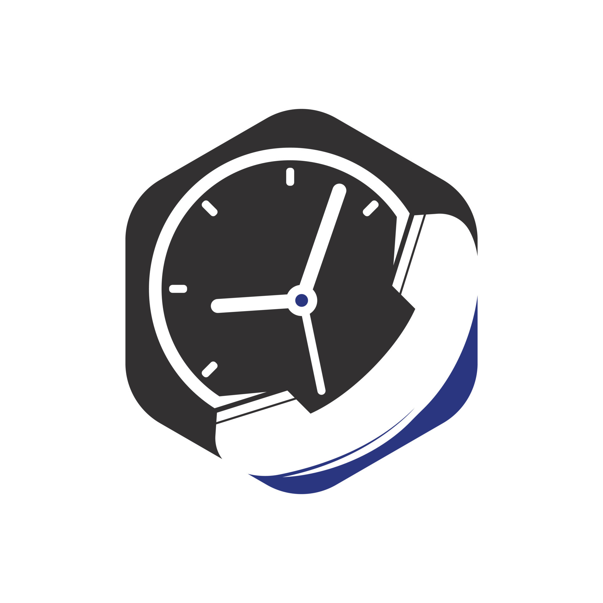 Call time vector logo design template. Support and service logo concept. 10950042 Vector Art at