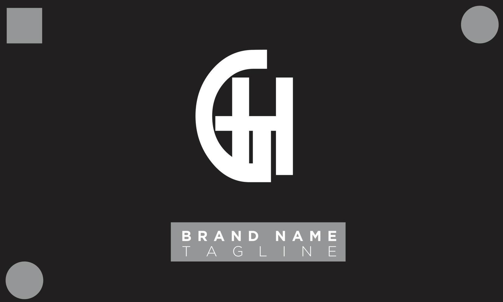 Alphabet letters Initials Monogram logo GH, HG, G and H vector