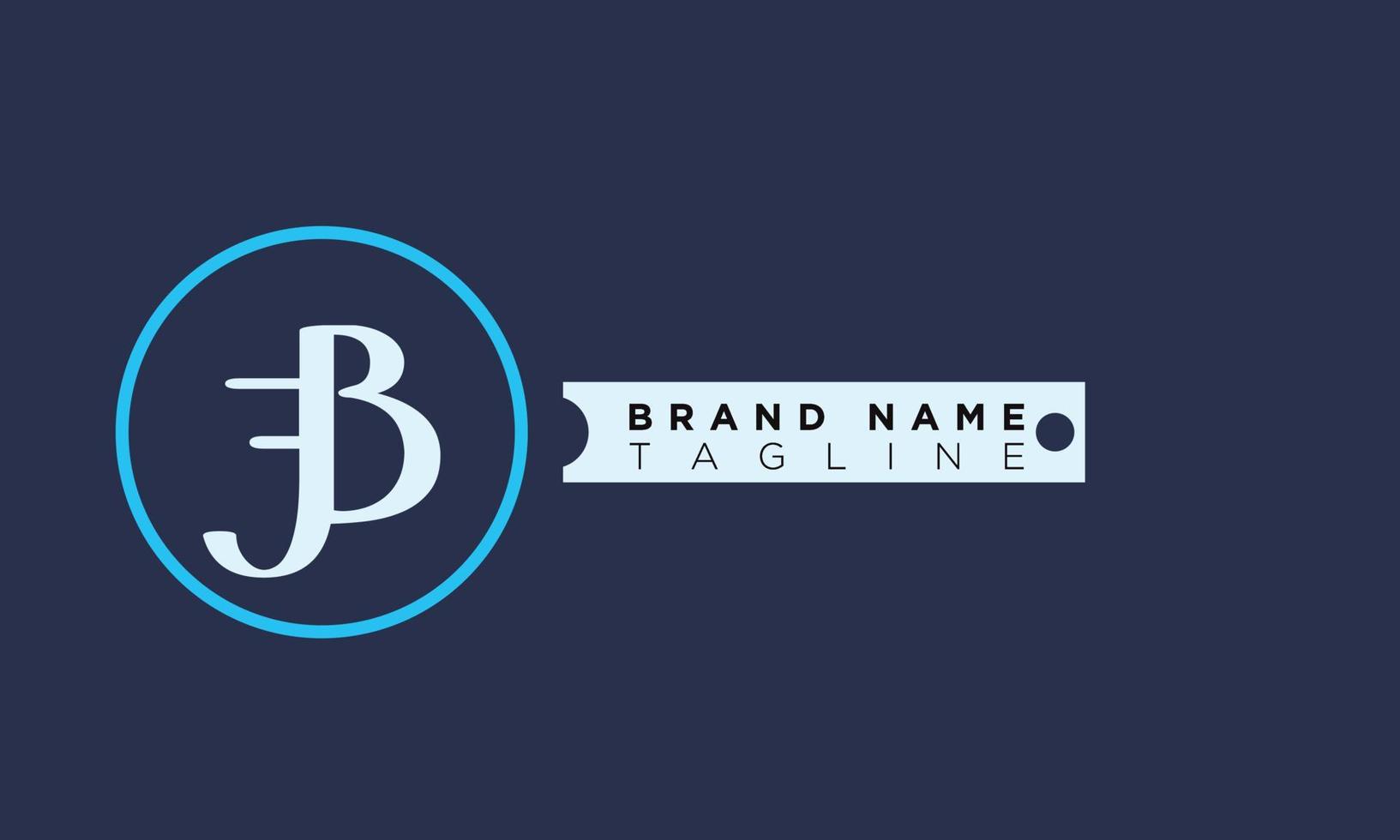 Alphabet letters Initials Monogram logo JB, BJ, J and B vector