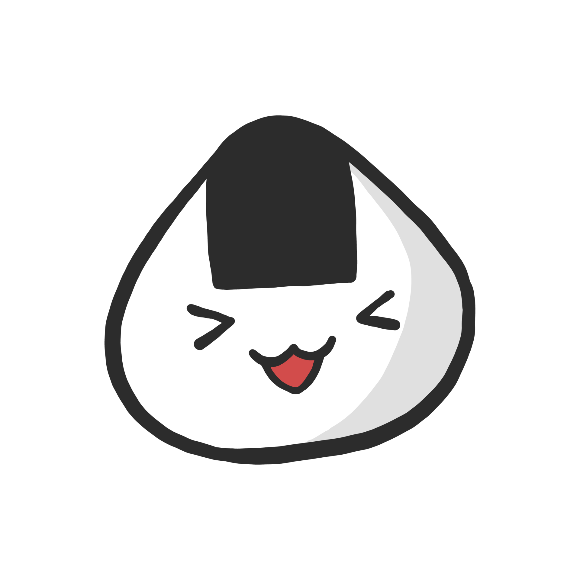 cute food character. funny sushi traditional Japanese food in ...