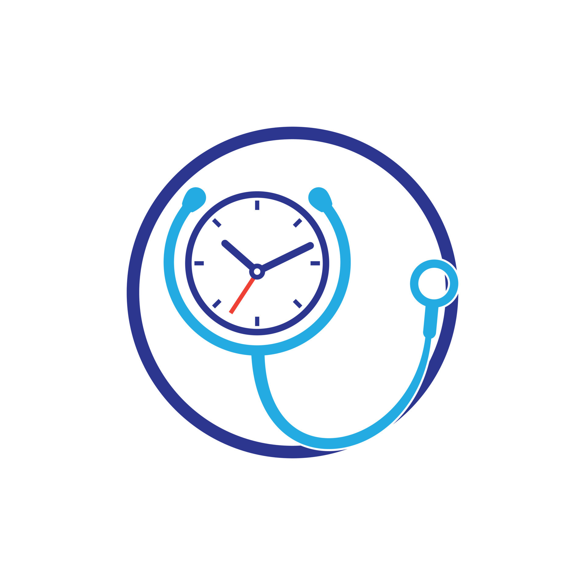 Medical time vector logo design template. Health and medical or pharmacy logo concept. 10950818