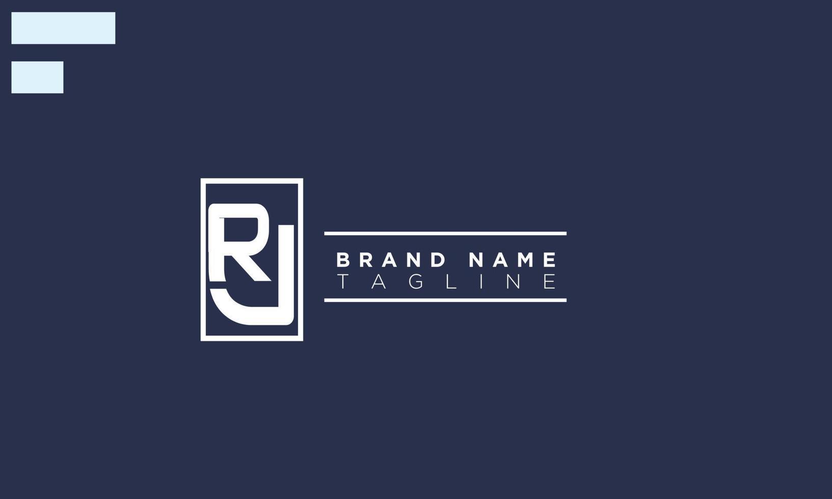 Alphabet letters Initials Monogram logo RJ, JR, R and J 10951237 Vector