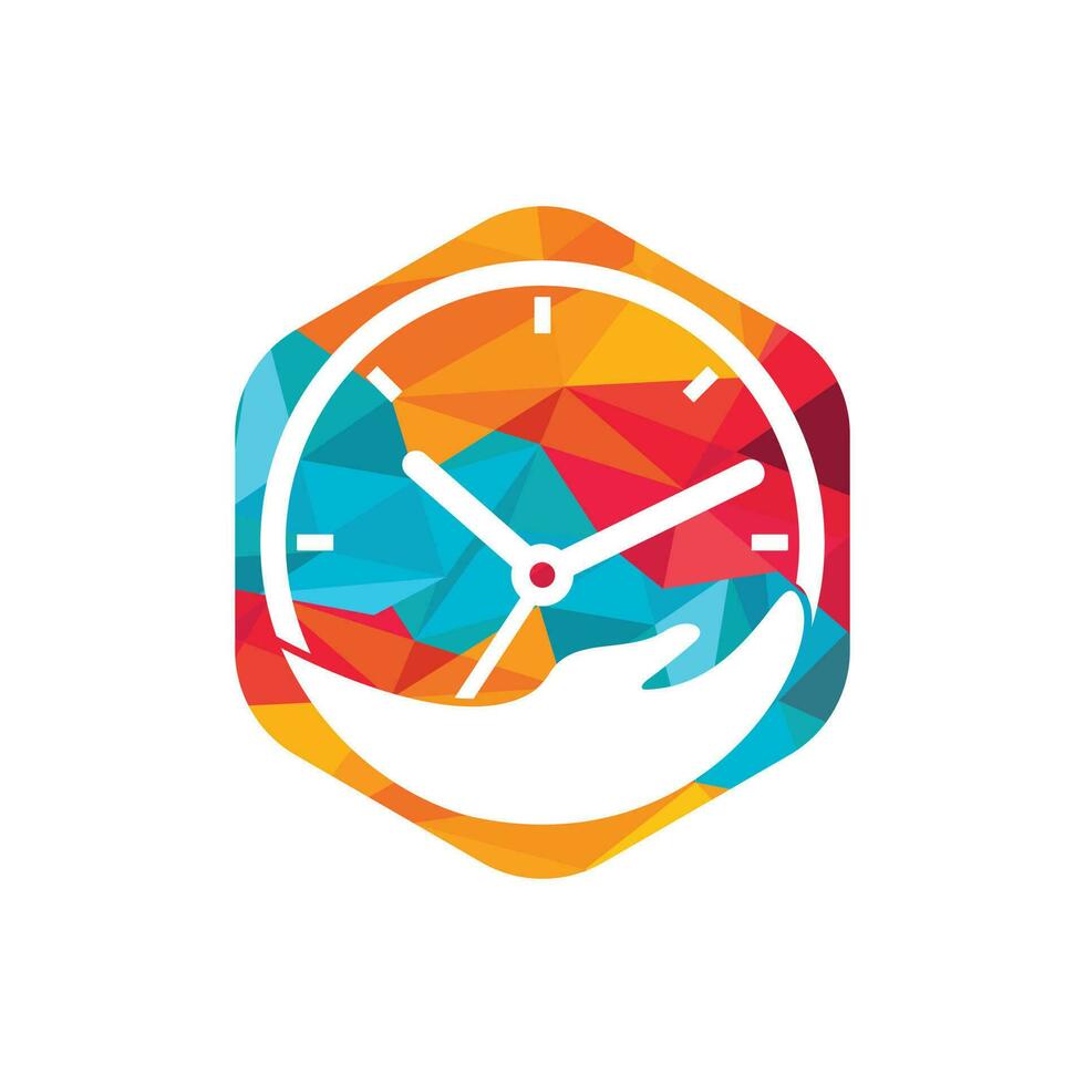 Time Care Logo Template Design Vector. Design Concept, Creative Symbol, Icon. vector
