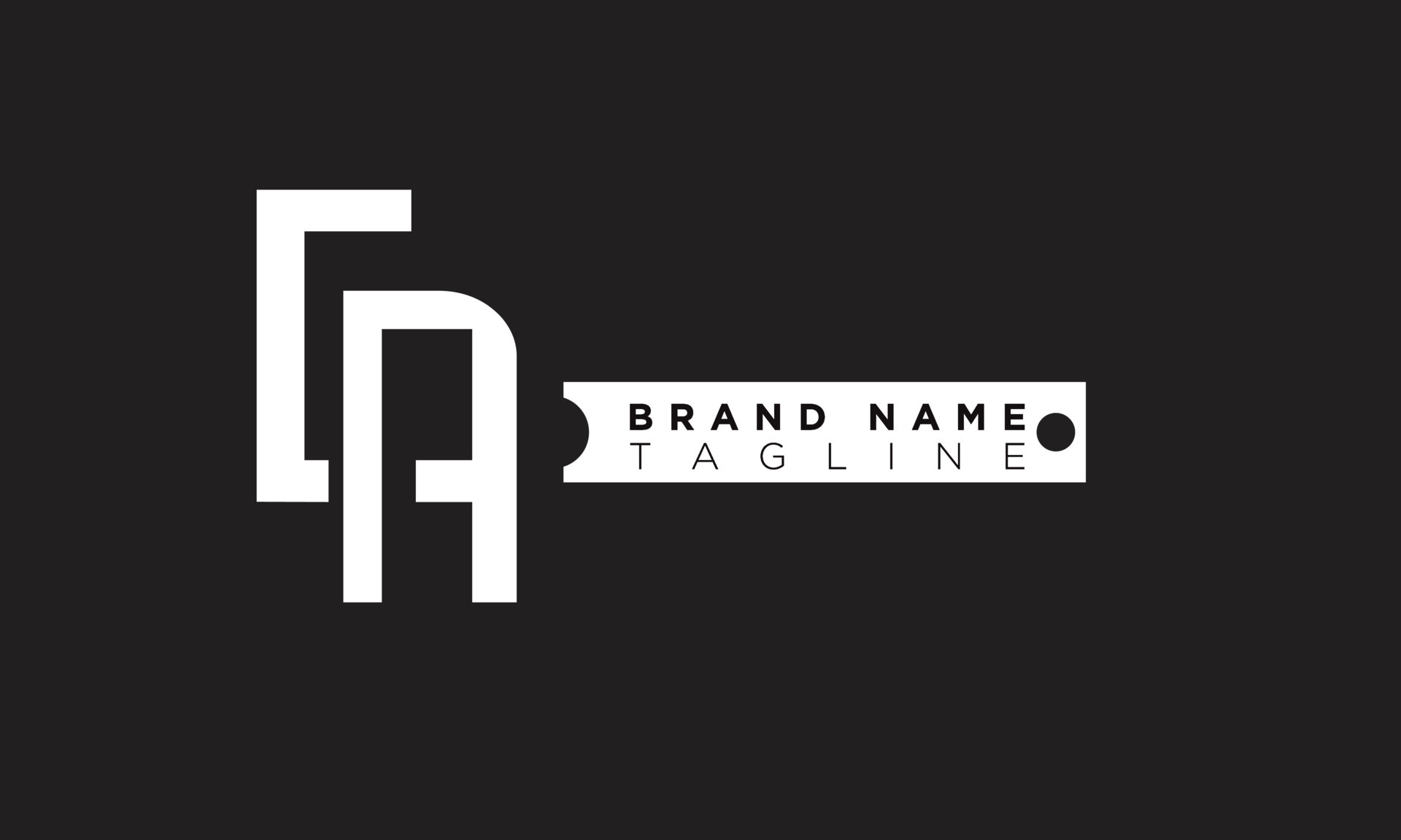 Alphabet letters initials monogram logo ca ac c and a 10951677 vector