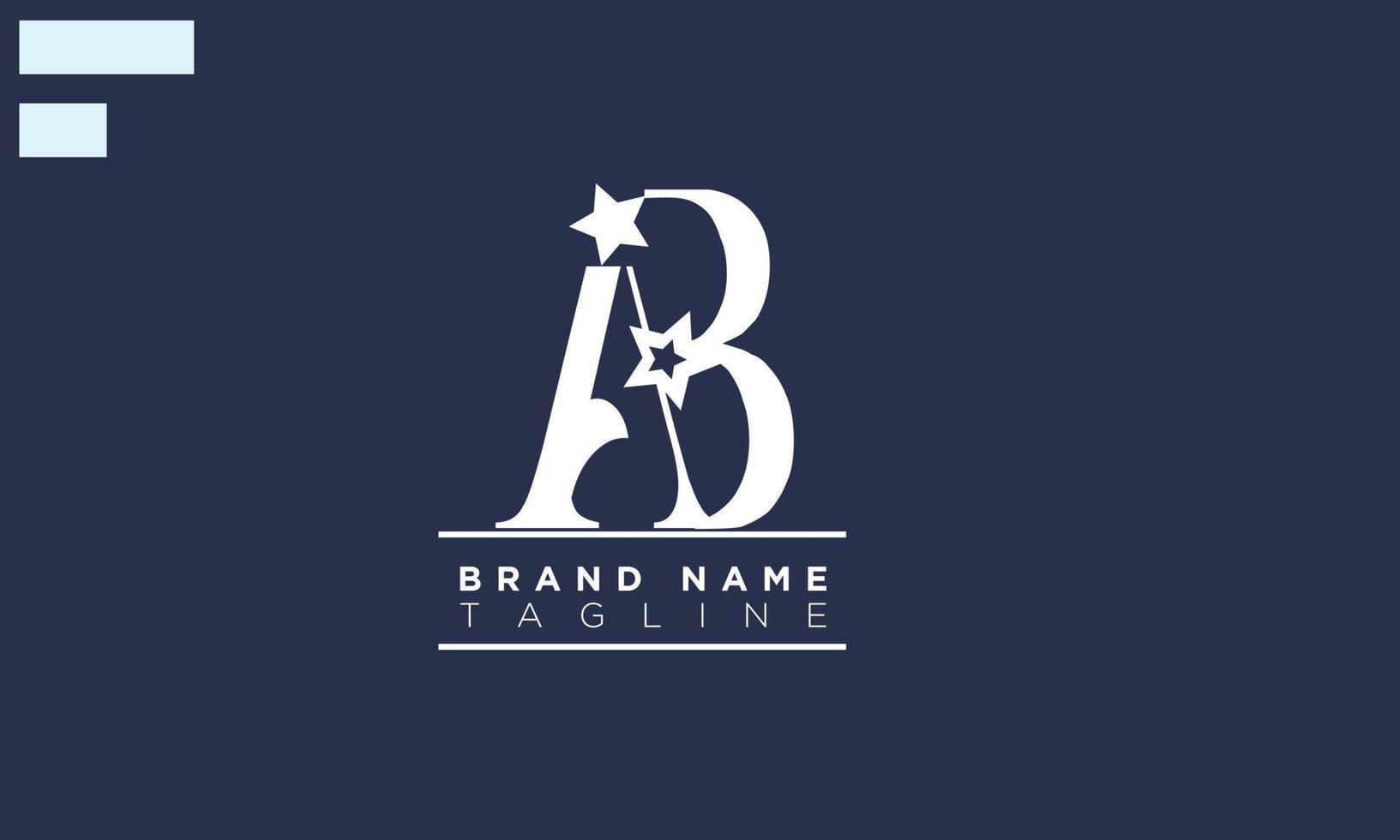 Alphabet letters Initials Monogram logo AB, BA, A and B vector