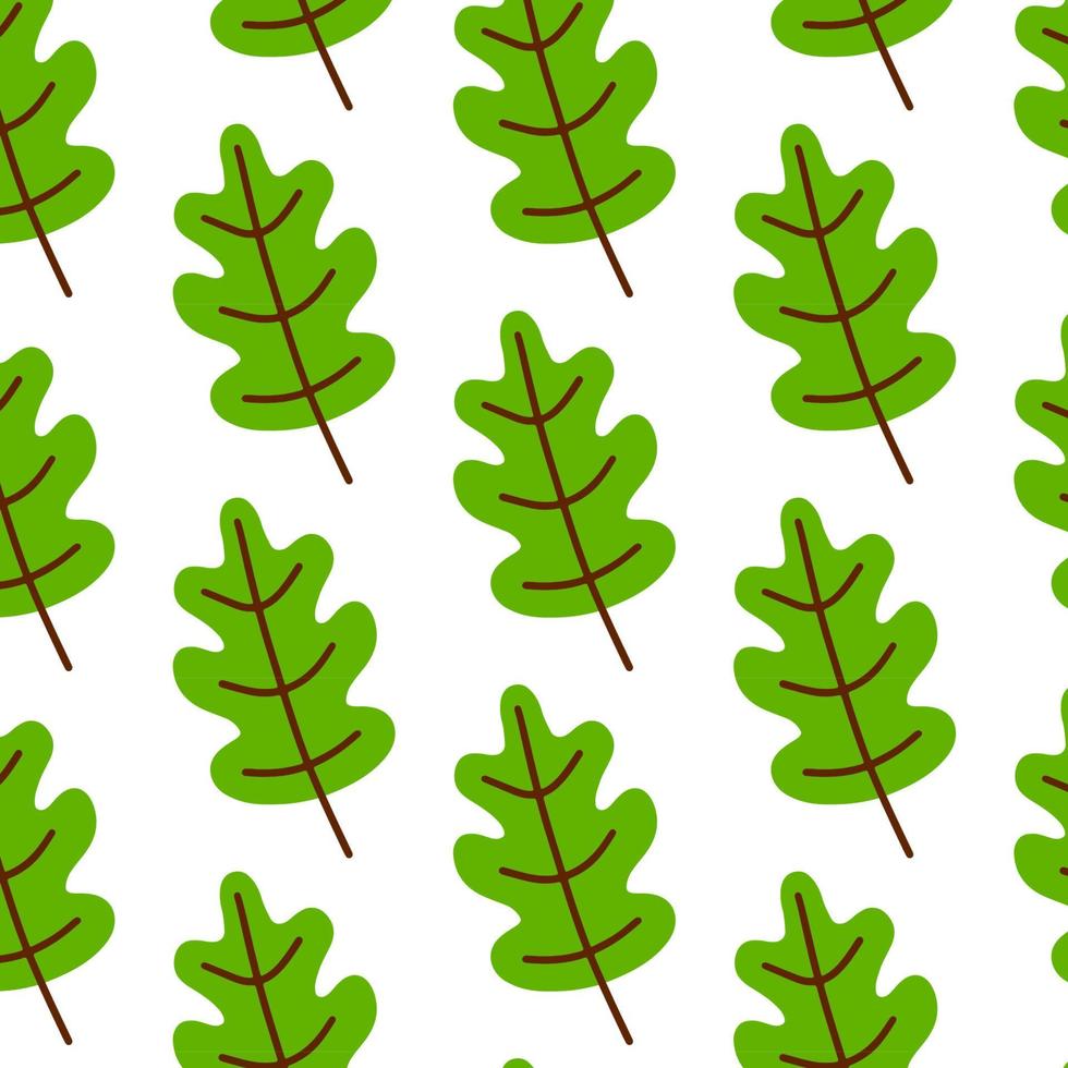 Vector hand drawn Autumn leaves seamless pattern on white background. Decorative doodle leaves. Cartoon scribble leaf icon for wedding design, wrapping, textiles, clothing, ornate and greeting cards