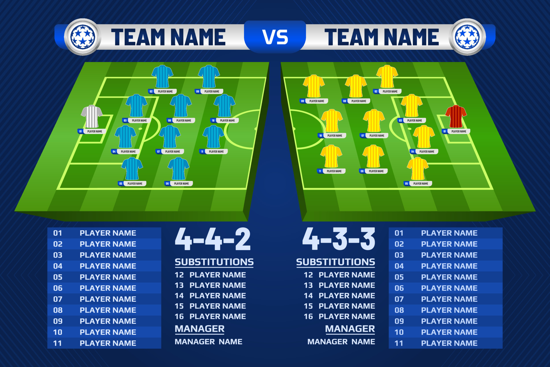 Football Starting XI Football Graphic For Soccer Starting Lineup Squad football-starting-xi-football-graphic-for-soccer-starting-lineup-squad