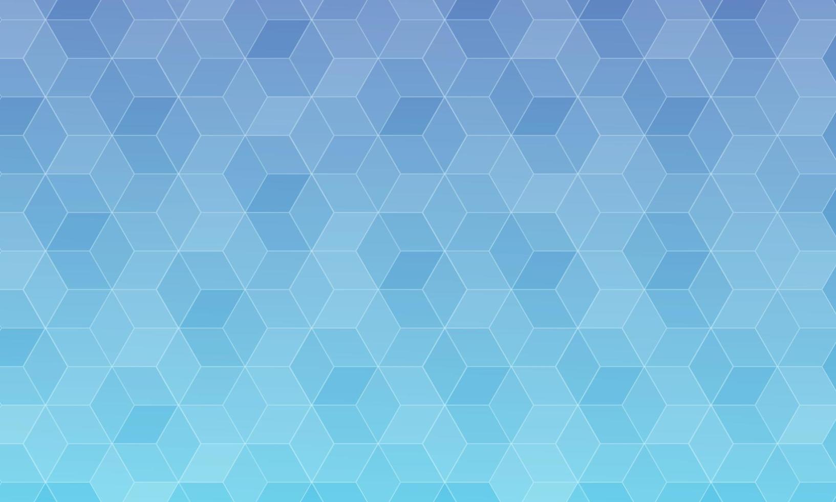 abstract blue gradient polygon background vector