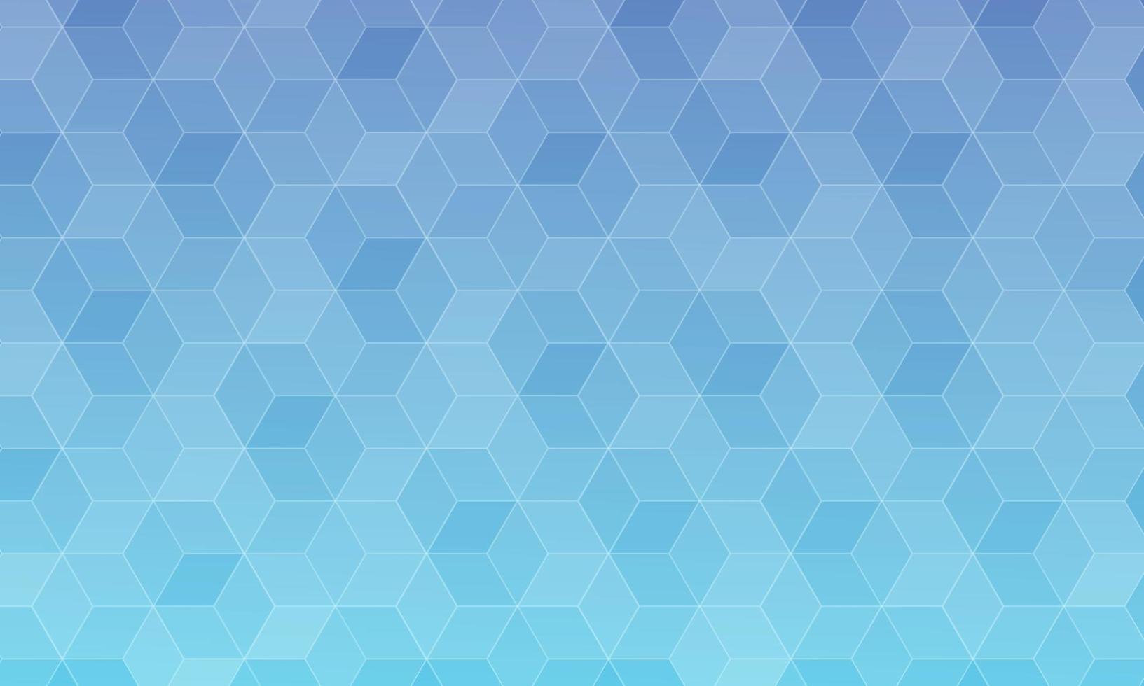 abstract blue gradient polygon background vector