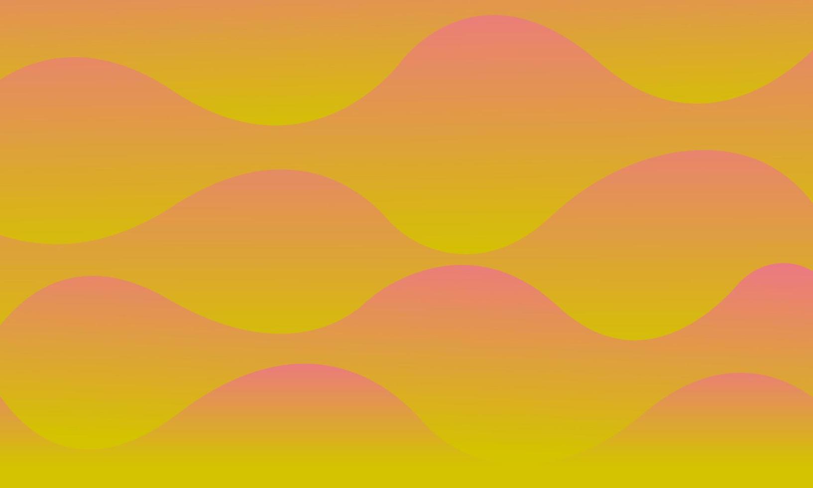 abstract wavy yellow background vector