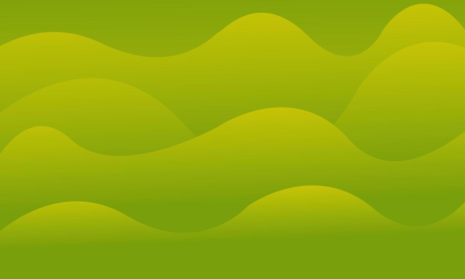 fondo de onda verde moderno vector