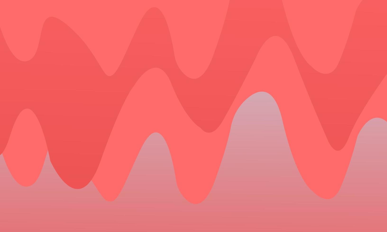 red wavy background vector