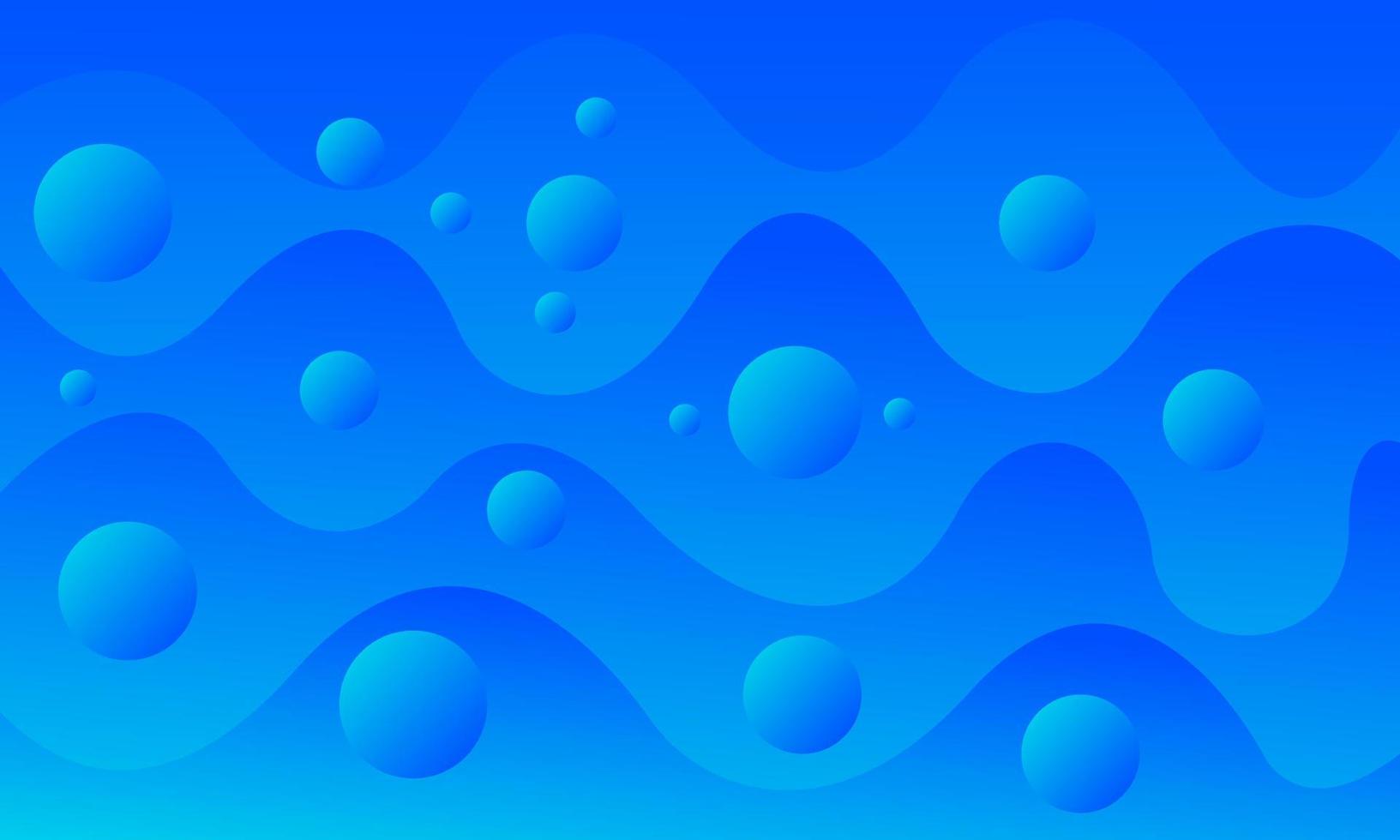 fondo azul ondulado abstracto vector