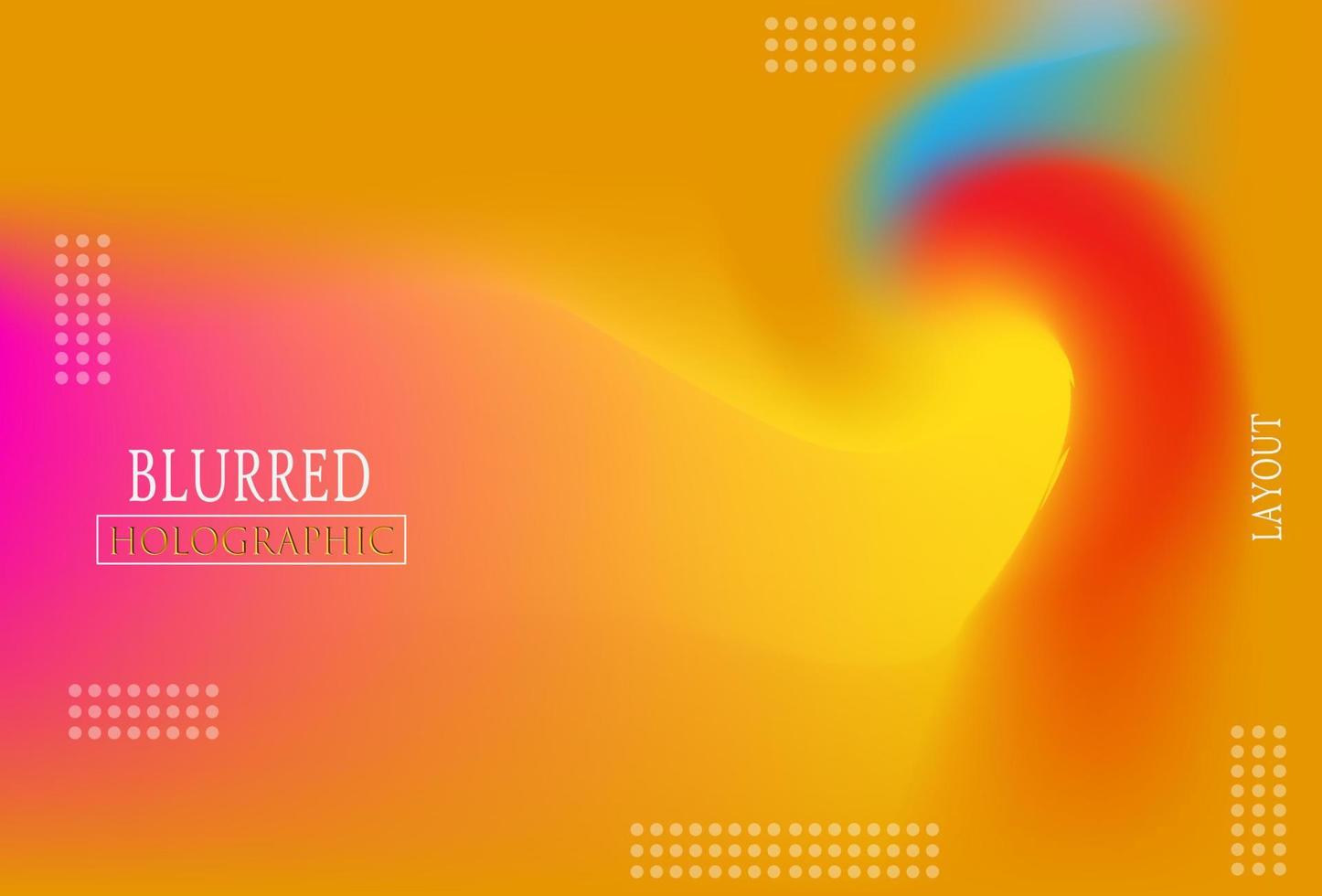 abstract blurred holographic background vector