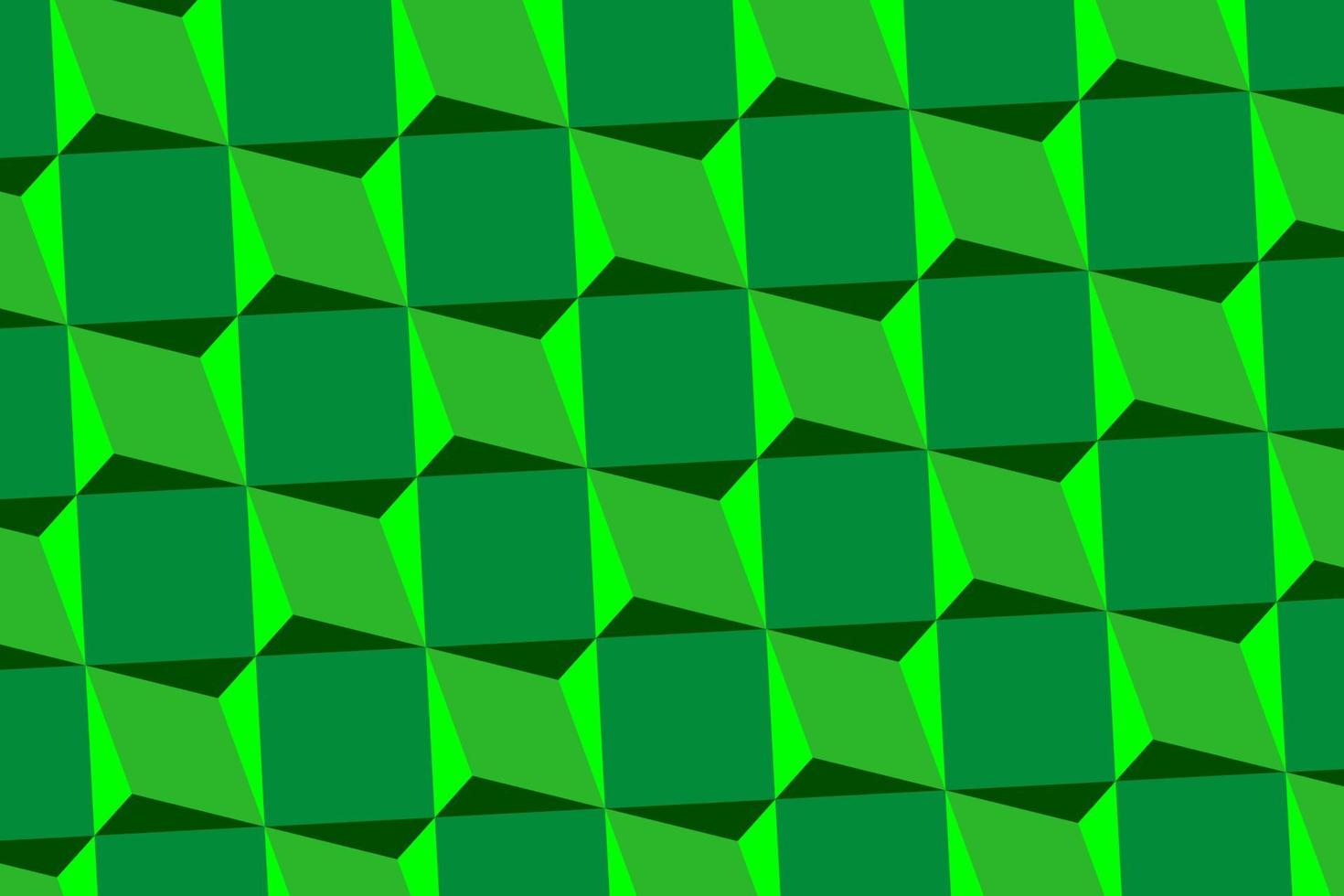 fondo verde poligonal 3d vector