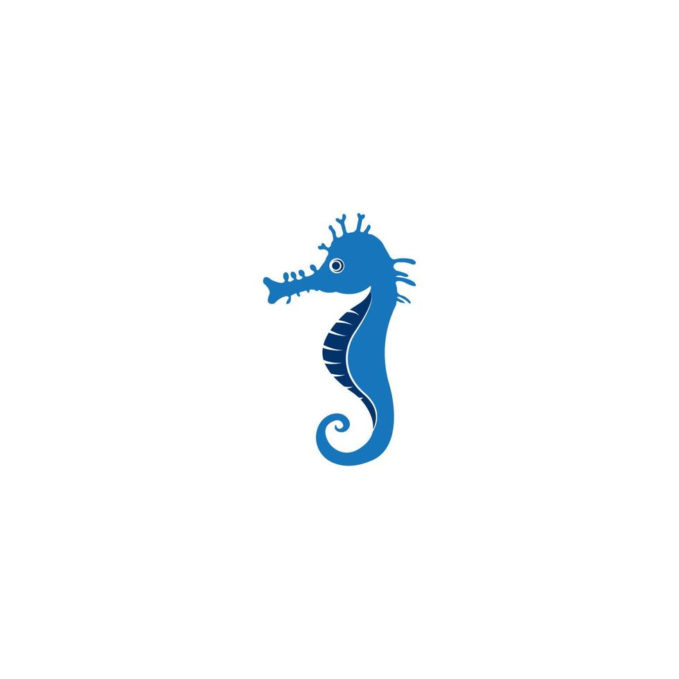 Seahorse logo Dragon logo background, vector illustration template design