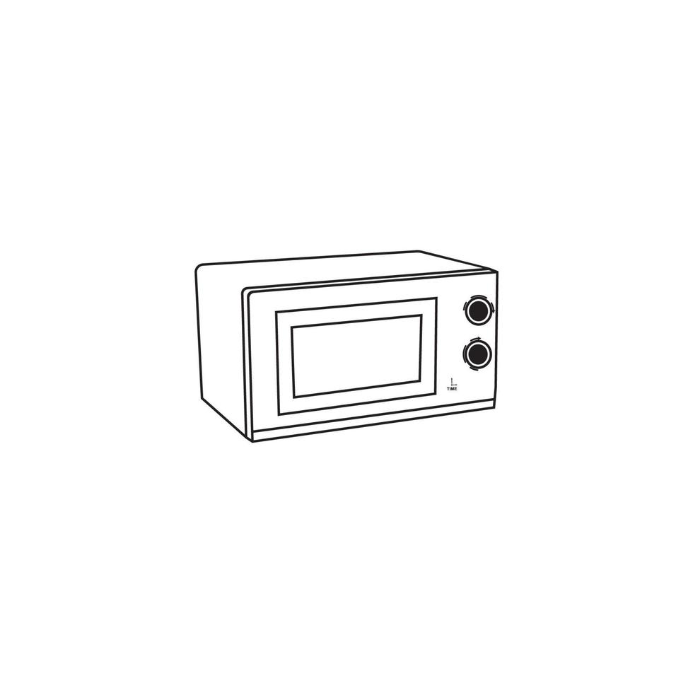 Microwave icon Dragon logo background, vector illustration template design
