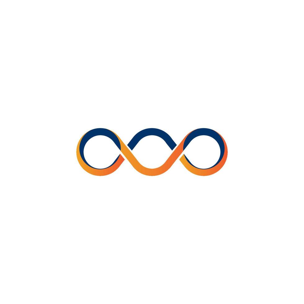 Infinity logo vector illustration symbol design