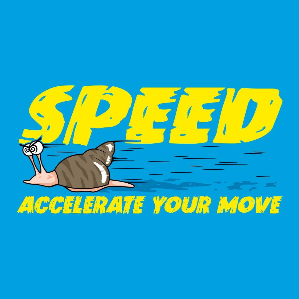 Speed Conch Accelerate Your Move vector