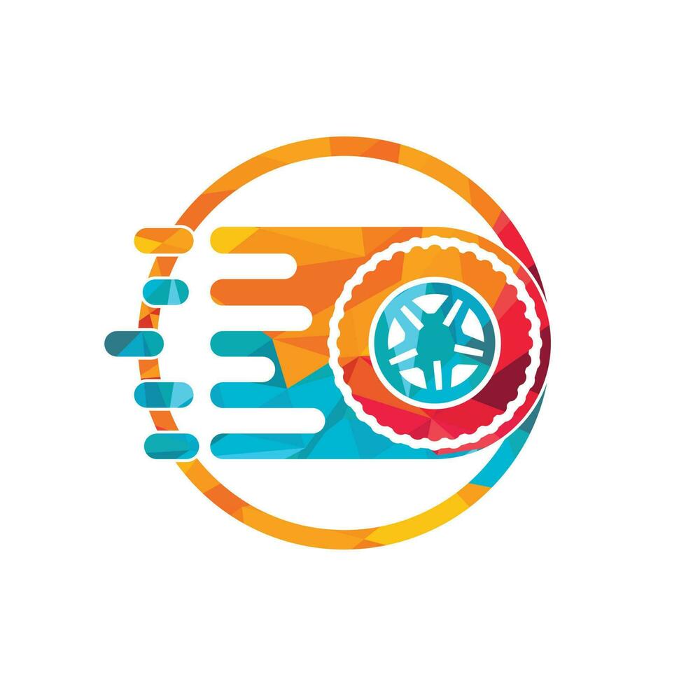 Fast tire vector logo design. Tire store logo design concept. 10952717