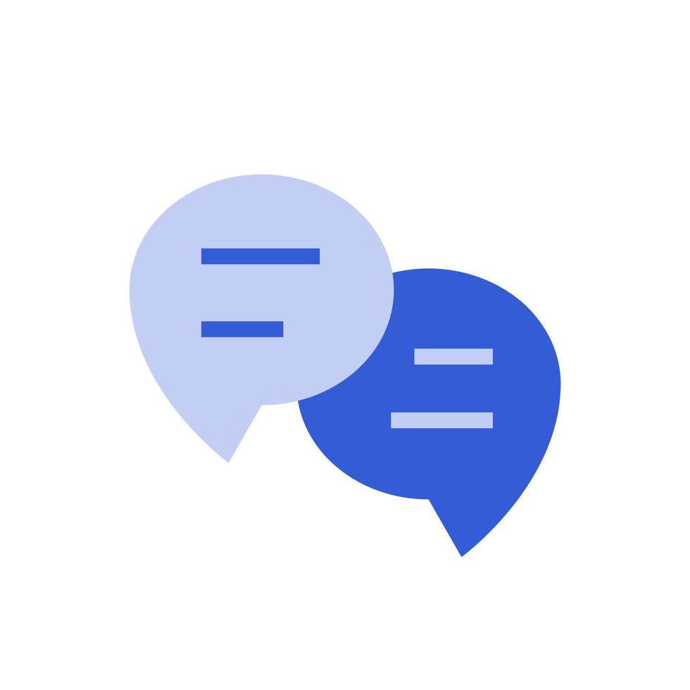 chat bubble icon vector