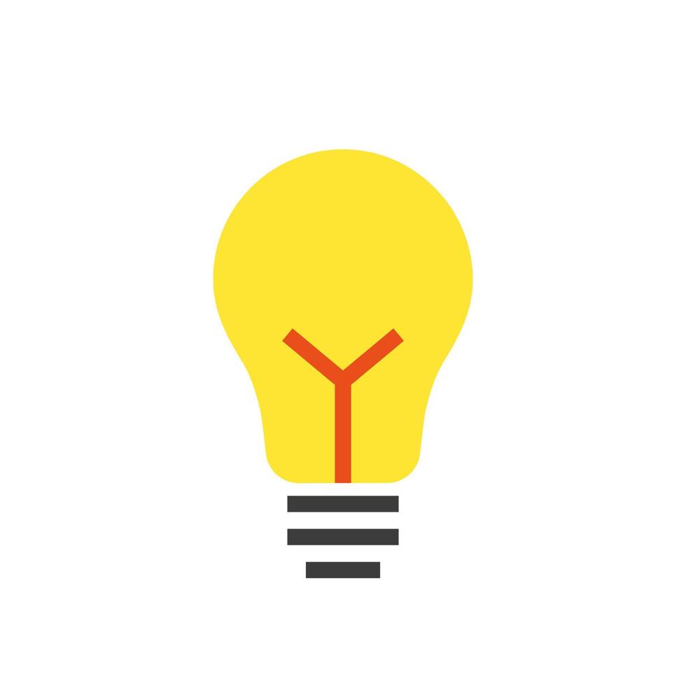 lightbulb, lamp icon vector