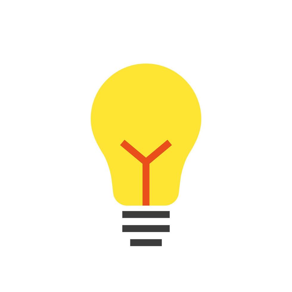 lightbulb, lamp icon vector