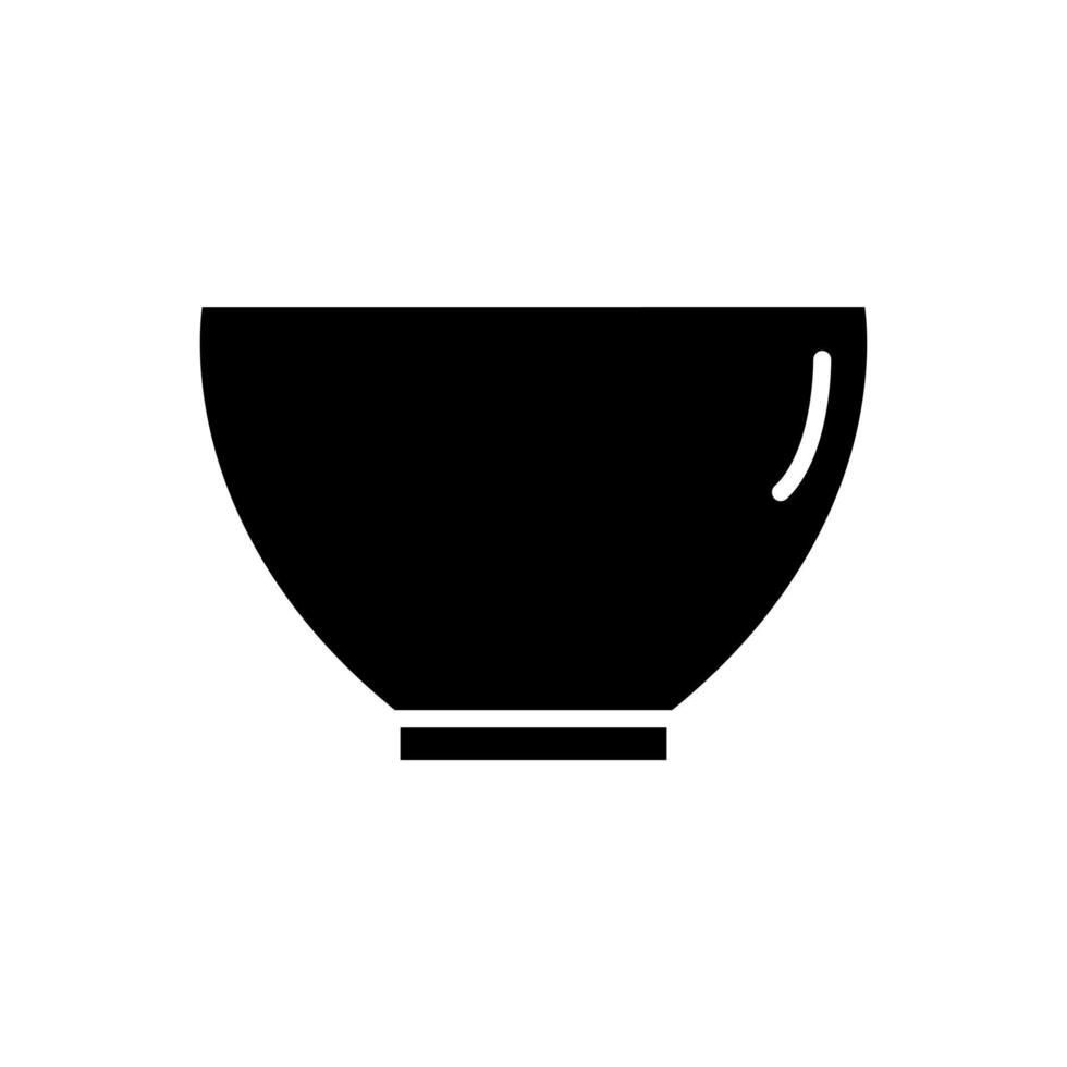 bowl icon vector