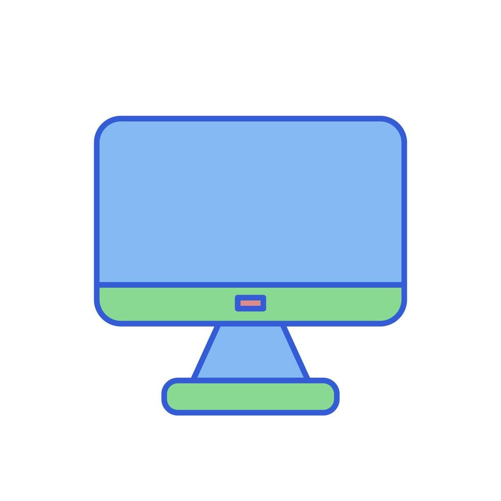 computer screen icon vector