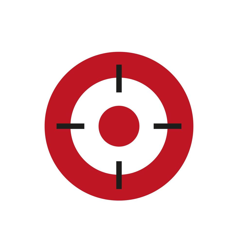 target goal icon vector