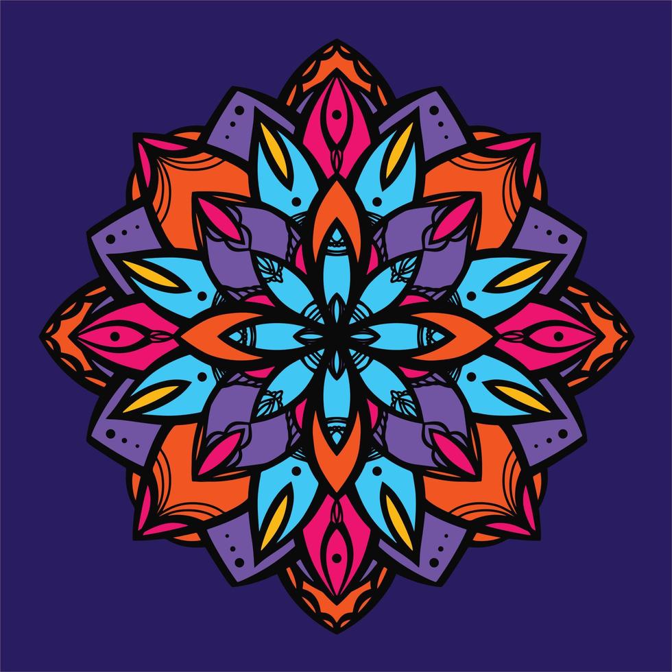 Simple Mandala Pattern Desighn vector