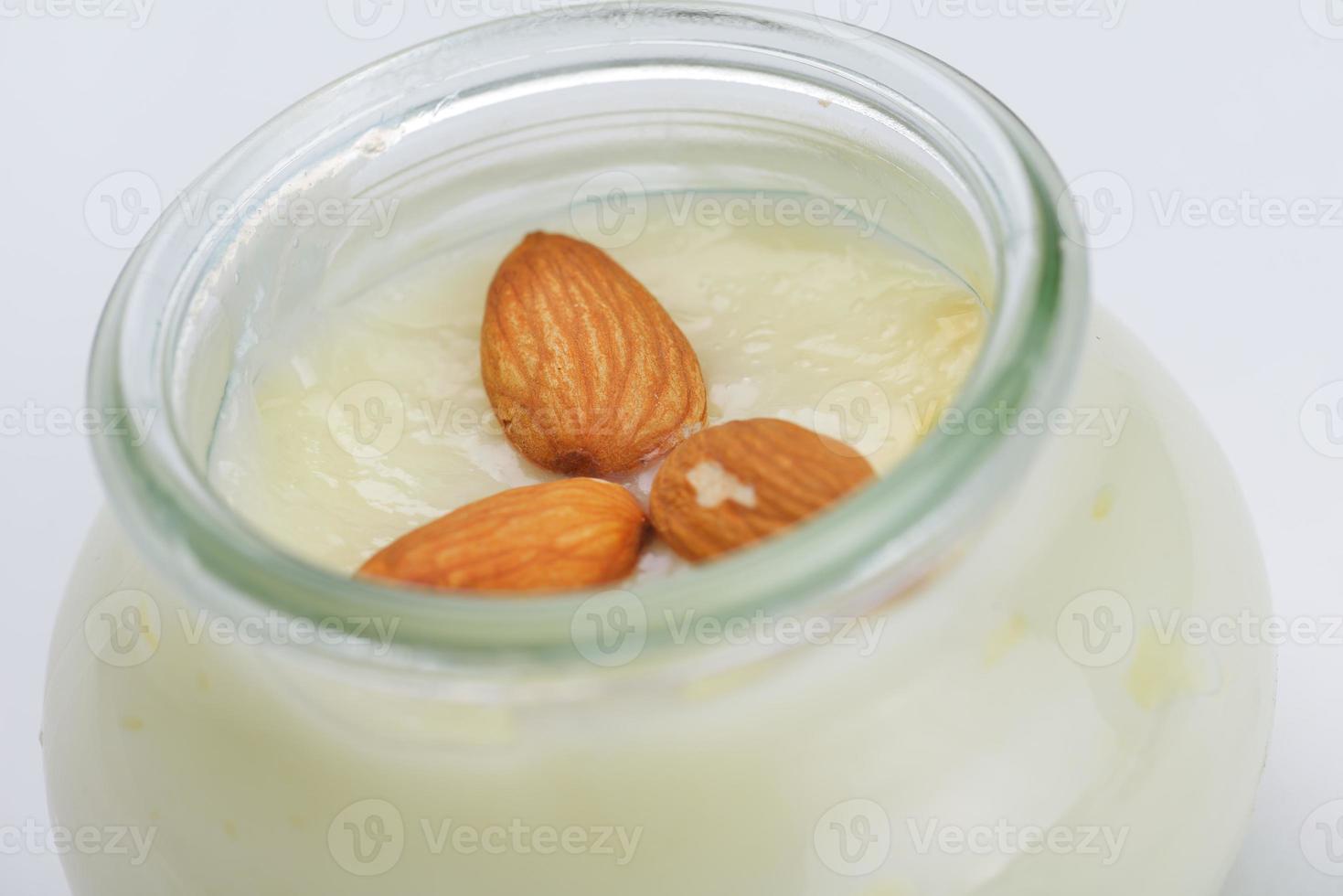 dessert on a white surface photo