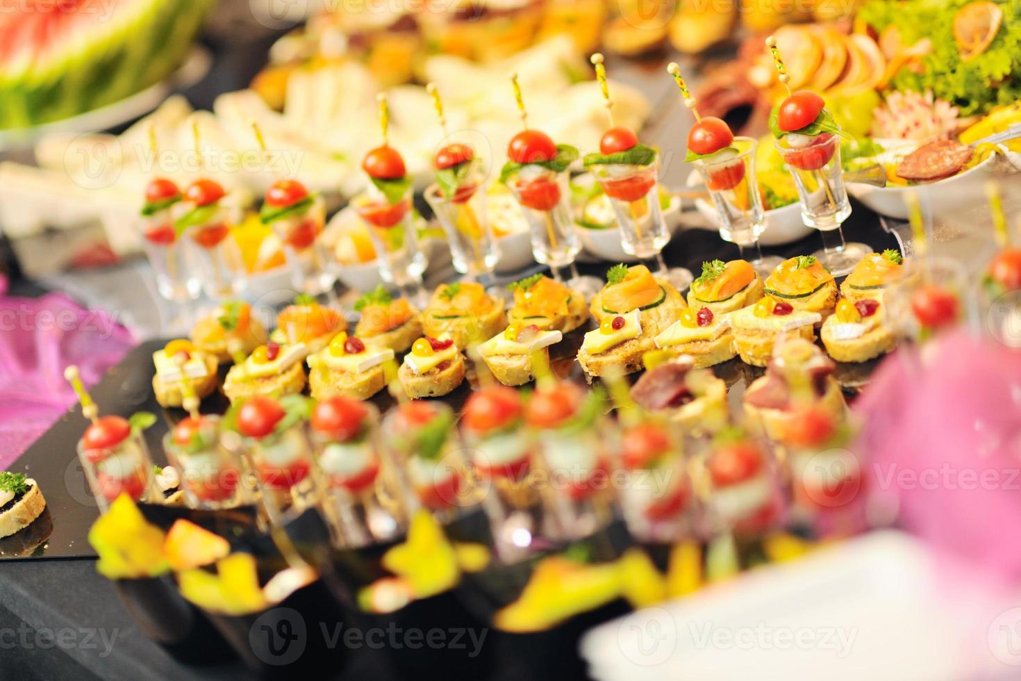 buffet food closeup photo