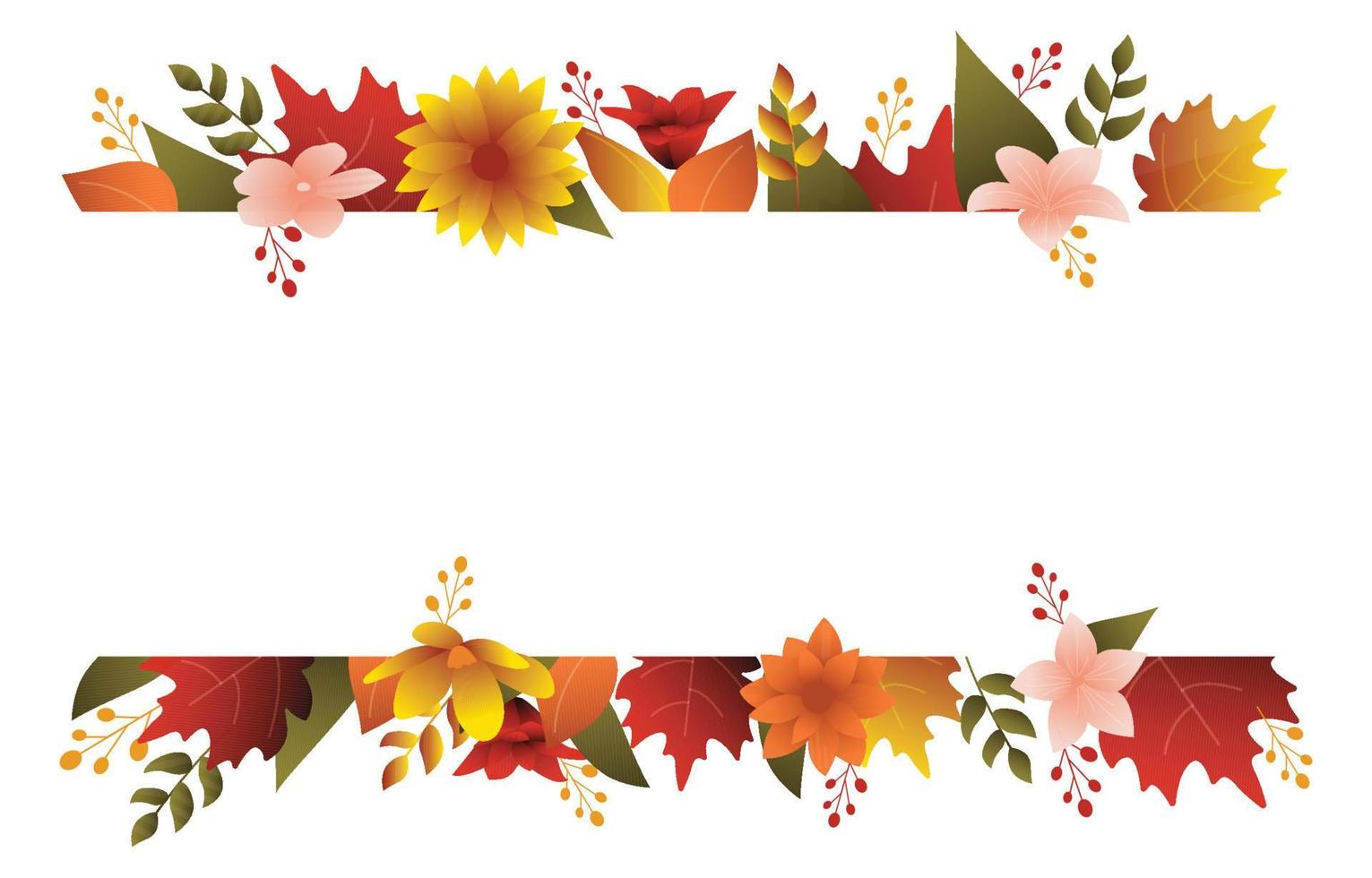 Beautiful Fallen Flower Fall Autumn Summer Background vector