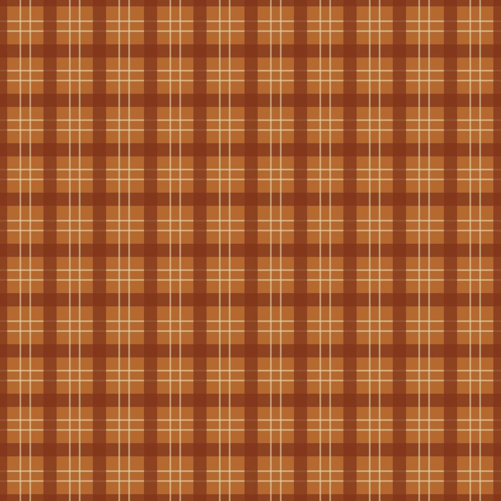 Flannel Shirt Patterns. Fall Seamless Pattern Plaid. Autumn brown color
