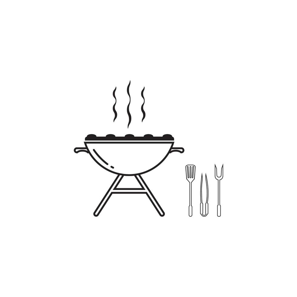 barbeque icon  vector