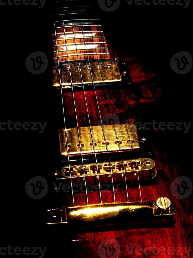 electric guitar view photo