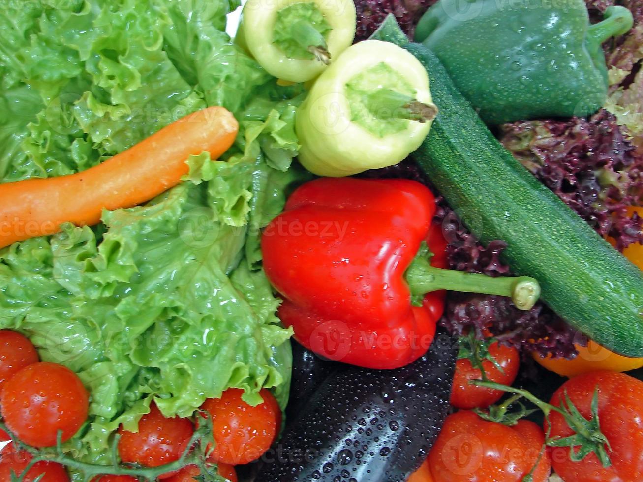 Fresh red tomatoes photo