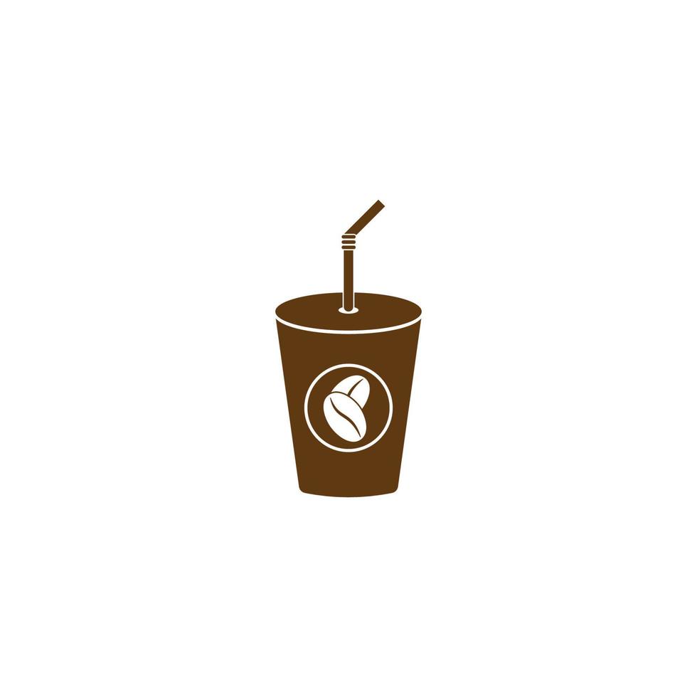 coffee cup icon vector
