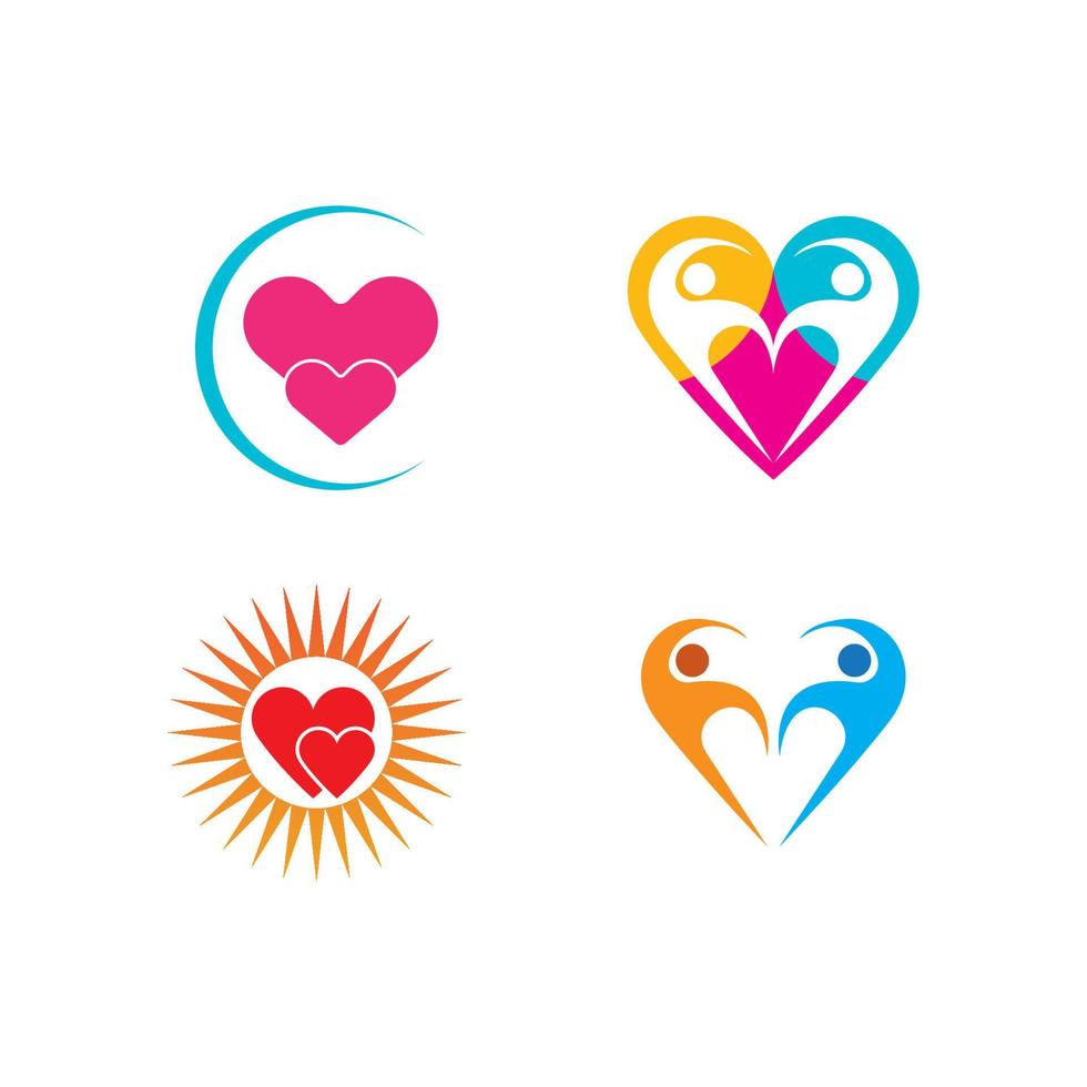 vector de logotipo de amor