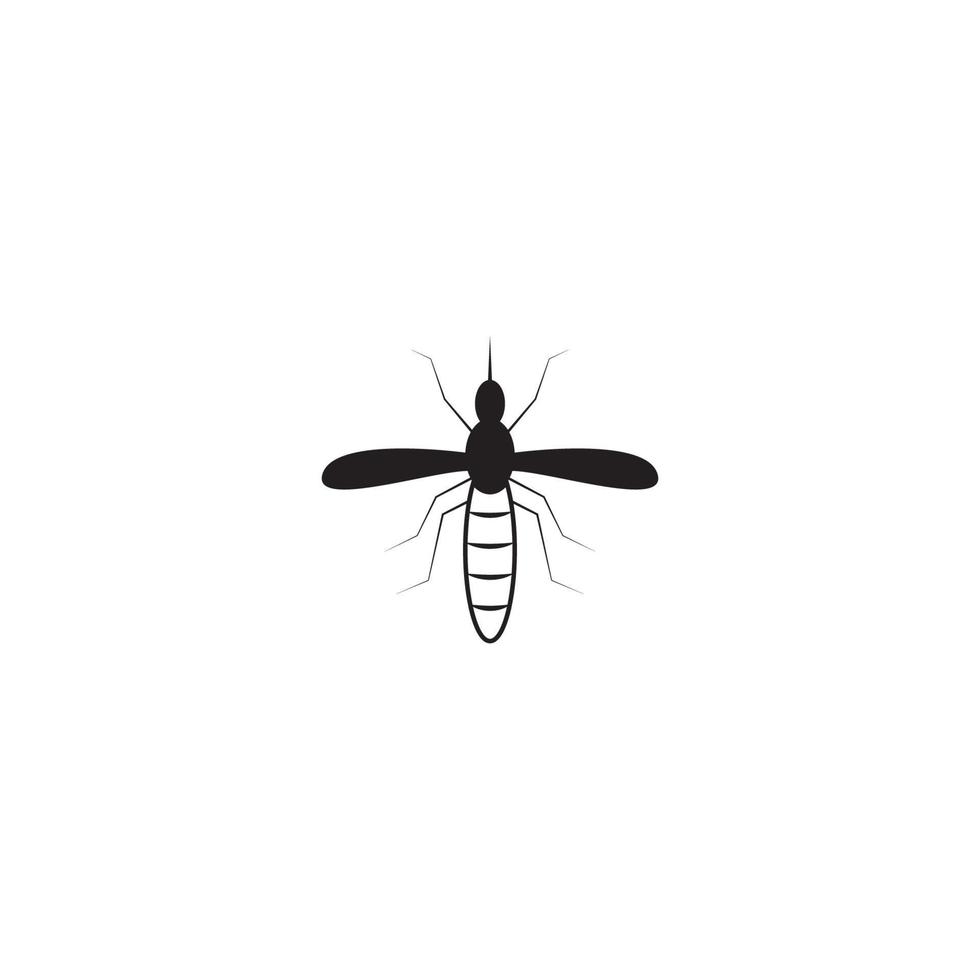 icono de mosquito. diseño de plantilla de ilustración vectorial vector